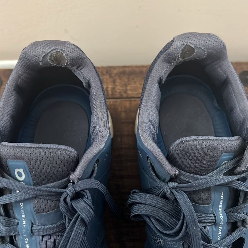 On Cloud Men's Running Midnight Navy Sneakers Size: 11.5 - Picture 5 of 12
